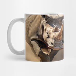 Rhinoceros Animal Nature Majestic Wild Mug